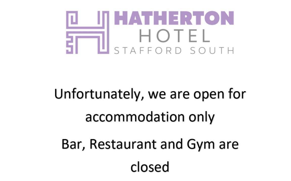 Stafford South Hatherton Hotel Penkridge Bagian luar foto